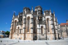Exterior of the Unfinished Chapels, Monastery of Batalha, Batalha, Portugal, 2009 Creator: Samuel Magal