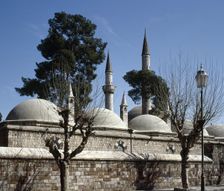 Exterior, Takiyyeh Al-Sulay Maniyyeh mosque, Damascus, Syria, 2001. Creator: LTL
