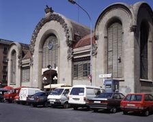 Exterior view of the central market of Tarragona, 1915 by J.M. Jujol i Barbera
