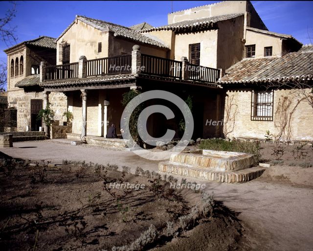 Exterior view of the house of El Greco in Toledo.