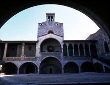 Exterior view of the Palace of the Kings of Majorca in Perpignan