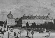 Exterior view of the Royal Palace, Aranjuez, Spain, 1883. Creator: Juan Comba García