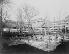 Exterior view of Georgetown Visitation Preparatory School..., Washington DC, c1890 - 1910. Creator: Frances Benjamin Johnston