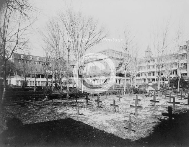 Exterior view of Georgetown Visitation Preparatory School..., Washington DC, c1890 - 1910. Creator: Frances Benjamin Johnston.