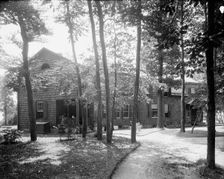 Exterior view of house, end view, Mrs. Robert Hoe, Jr., Port Washington, N.Y., between 1900 and 1910 Creator: Unknown