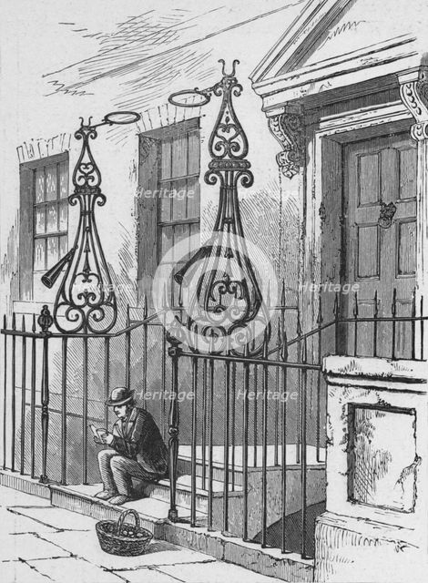 'Extinguishers, Berkeley Square', 1890. Artist: Unknown.