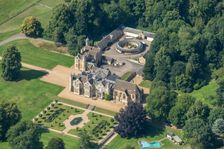 Exton Hall, a 19th century country house with chapel, stables and riding school, Rutland, 2024. Creator: Robyn Andrews
