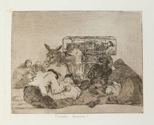 Extraña devocion!; Los Desastres de la Guerra, Madrid 1863. Creator: Francisco Goya