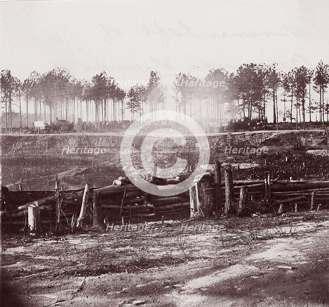 Extreme Left of Bermuda Hundred Lines, 1861-65. Creator: Andrew Joseph Russell.