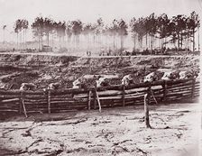 Extreme Left of Bermuda Hundred Lines, 1861-65. Creator: Andrew Joseph Russell