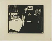 Extreme Measure, plate six from Intimacies, 1898. Creator: Félix Vallotton