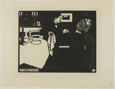 Extreme Measure, plate six from Intimacies, 1898. Creator: Félix Vallotton