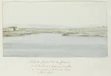 Extremity of the great port of Syracuse, 1778. Creator: Louis Ducros