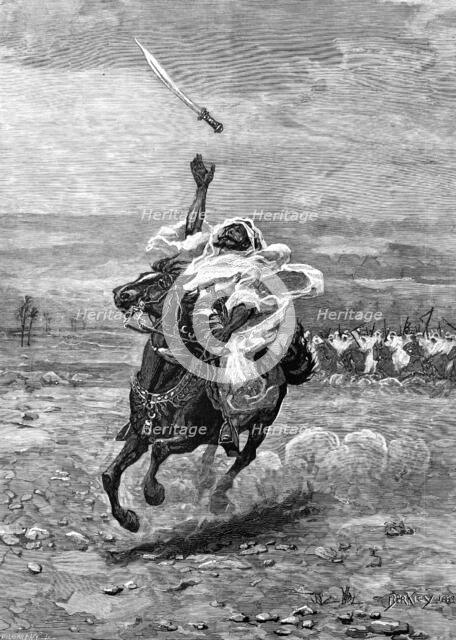 Exultation, drawn by S. Berkley, 1883. Creator: Eugène Froment.