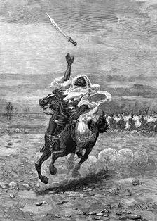 Exultation, drawn by S. Berkley, 1883. Creator: Eugène Froment