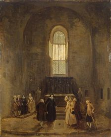Examining an Old Church, 1770. Creator: Hubert Robert