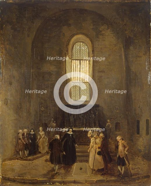 Examining an Old Church, 1770. Creator: Hubert Robert.