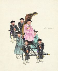 Example of a Roofless Palanquin, c.1890