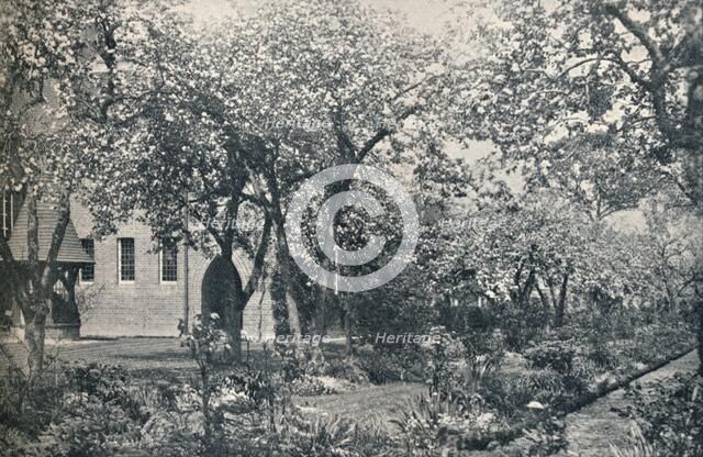 'Example of orchard garden, originally laid out by William Morris', c1900. Artist: Unknown.