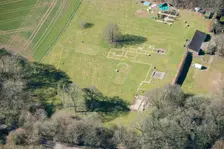Excavated remains of Rockbourne Roman Villa, West Park, near Fordingbridge, Hampshire, 2016. Creator: Historic England