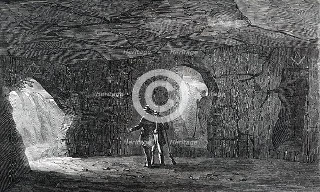 Excavation near Citta Vecchia, in the Island of Malta, 1850. Creator: Unknown.