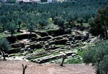 Excavation of Acropolis of ancient Sparta (Lakedaimon), c20th century. Artist: CM Dixon