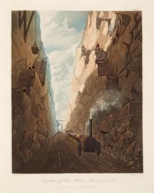 Excavation of Olive Mount, 4 miles from Liverpool 1831. Creator: Thomas Talbot Bury