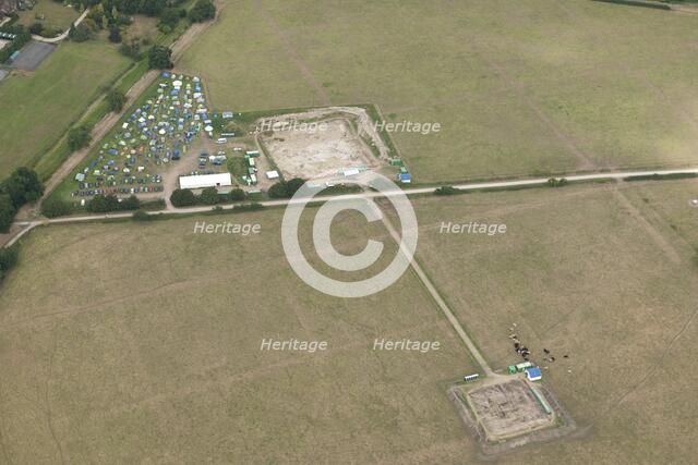 Excavations at Calleva Roman town, Silchester, Hampshire, 2014. Creator: Historic England Staff Photographer.