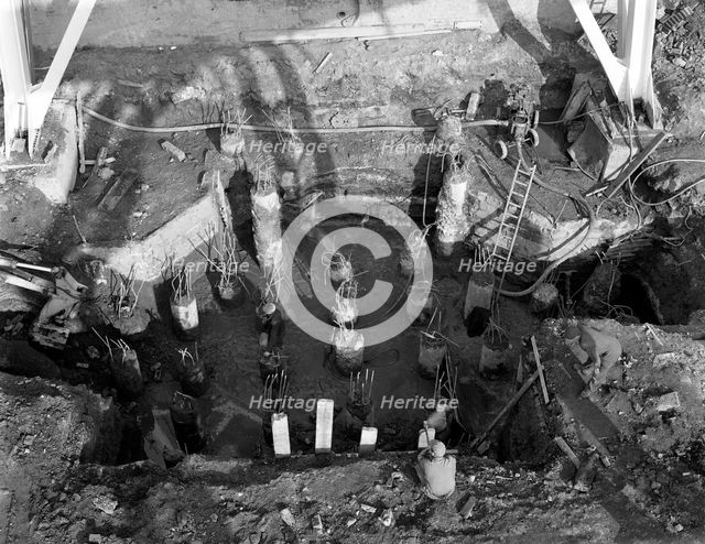 Excavations at Rossington Colliery near Doncaster, South Yorkshire, 1963. Artist: Michael Walters