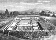 Excavations at the Roman Villa, Brading, Isle of Wight: Well-House, Hypocaust, and Basilica, 1881. Creator: Unknown