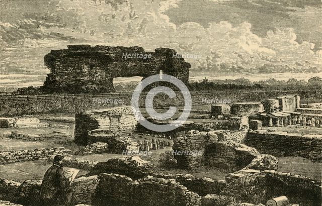 'Excavations at Uriconium', 1898. Creator: Unknown.