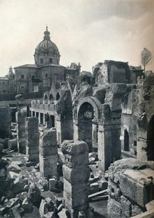 Excavations of the Forum of Julius Caesar at Rome, c1932