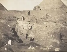 Excavations near the Sphinx, 1853. Creator: John Beasley Greene
