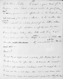 Excerpt from the diary of Charles Greville, 1831. Creator: Charles Greville