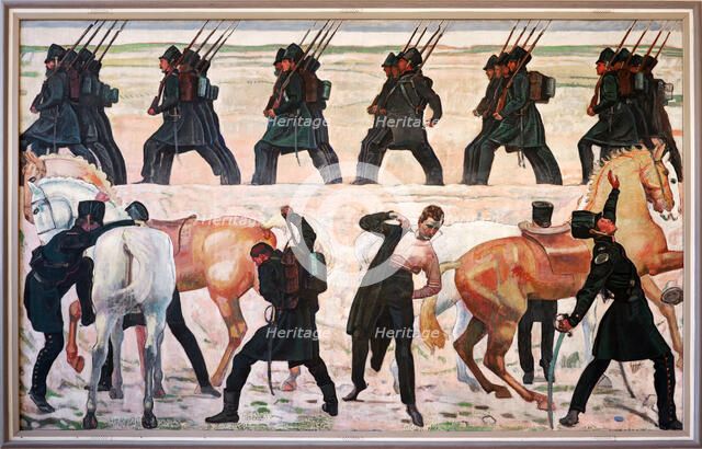 Excerpt of German students in the War of Independence of 1813, 1908-1909.