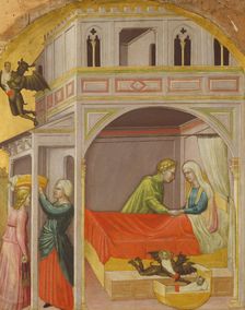 Exchange and Abduction, c1390. Creator: Martino di Bartolomeo di Biagio