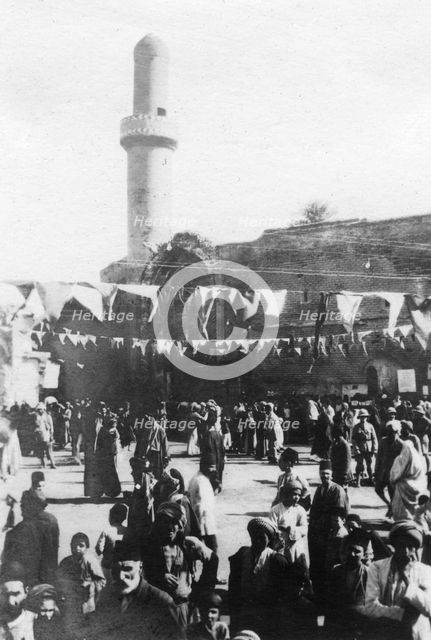 Exchange square, Baghdad, Iraq, 1917-1919. Artist: Unknown