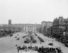 Exchange Place, Providence, R.I., between 1900 and 1920. Creator: Unknown