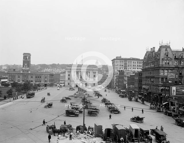 Exchange Place, Providence, R.I., between 1900 and 1920. Creator: Unknown.