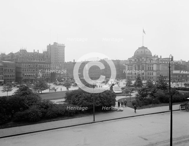Exchange Place, Providence, R.I., c.between 1910 and 1920. Creator: Unknown.