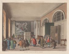 Excise Office, Broad Street, February 1, 1810., February 1, 1810. Creator: Thomas Sutherland
