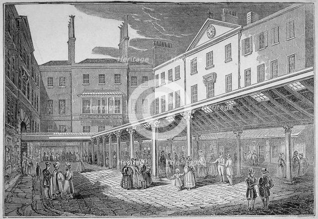 Excise Office, Old Broad Street, City of London, 1838. Artist: Anon