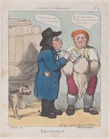 Exciseman, September 10, 1799., September 10, 1799. Creator: Thomas Rowlandson