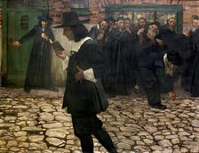 Excommunicated Spinoza, 1907. Creator: Hirszenberg, Samuel (1865-1908)