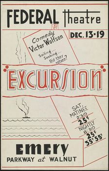 Excursion, Cincinnati, 1937. Creator: Unknown