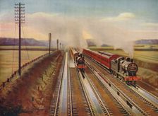 Excursion Trains to Blackpool Taking Water from Kirkham Track-Troughs 1926
