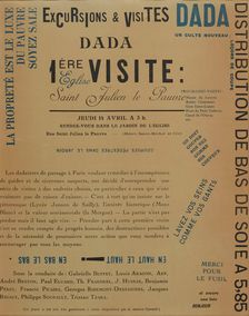 Excursions et visites dada. 1ère visite: Eglise Saint Julien le Pauvre, 1921. Creator: Historic Object
