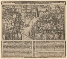 Execution of 27 Protestant Leaders on the Old Town Square in Prague on June 21, 1621, 1621