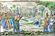 Execution of Maximilian, Emperor of Mexico, 19 June 1867