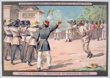 Execution of Monsieur Greve Madagascar, 1883-1896